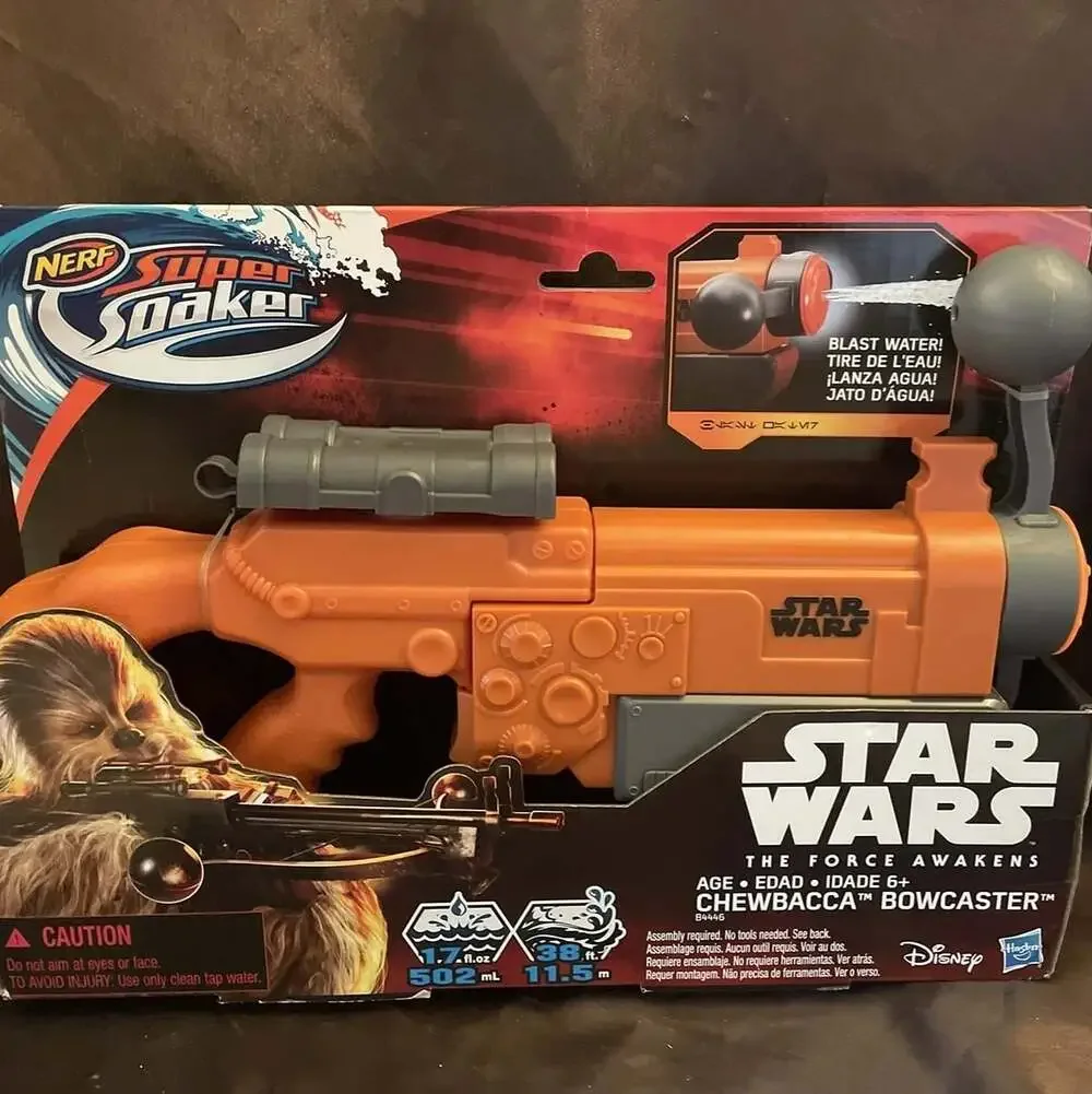 New Star Wars Episode VII Nerf Super Soaker Chewbacca Bowcaster ~ FREE SHIPPING!
